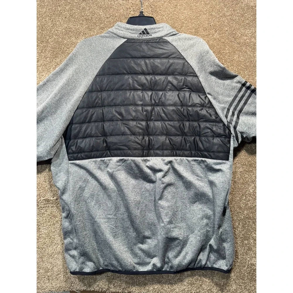 Adidas Golf sz‎ XL Climaheat Competition Quilted 1/4 zip Jacket Top